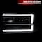 Spec-D Tuning 99-02 CHEVROLET SILVERADO MATTE BLACK HOUSING CLEAR LENS WITH LED BAR, PK  2 LBLH-SIV99JM-G3-RS - alternate 7